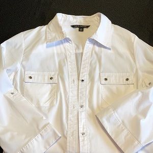 Zac & Rachel small button down top